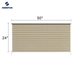 SHADEPLUS close-up pleated fabric texture highlighting durability and light diffusion