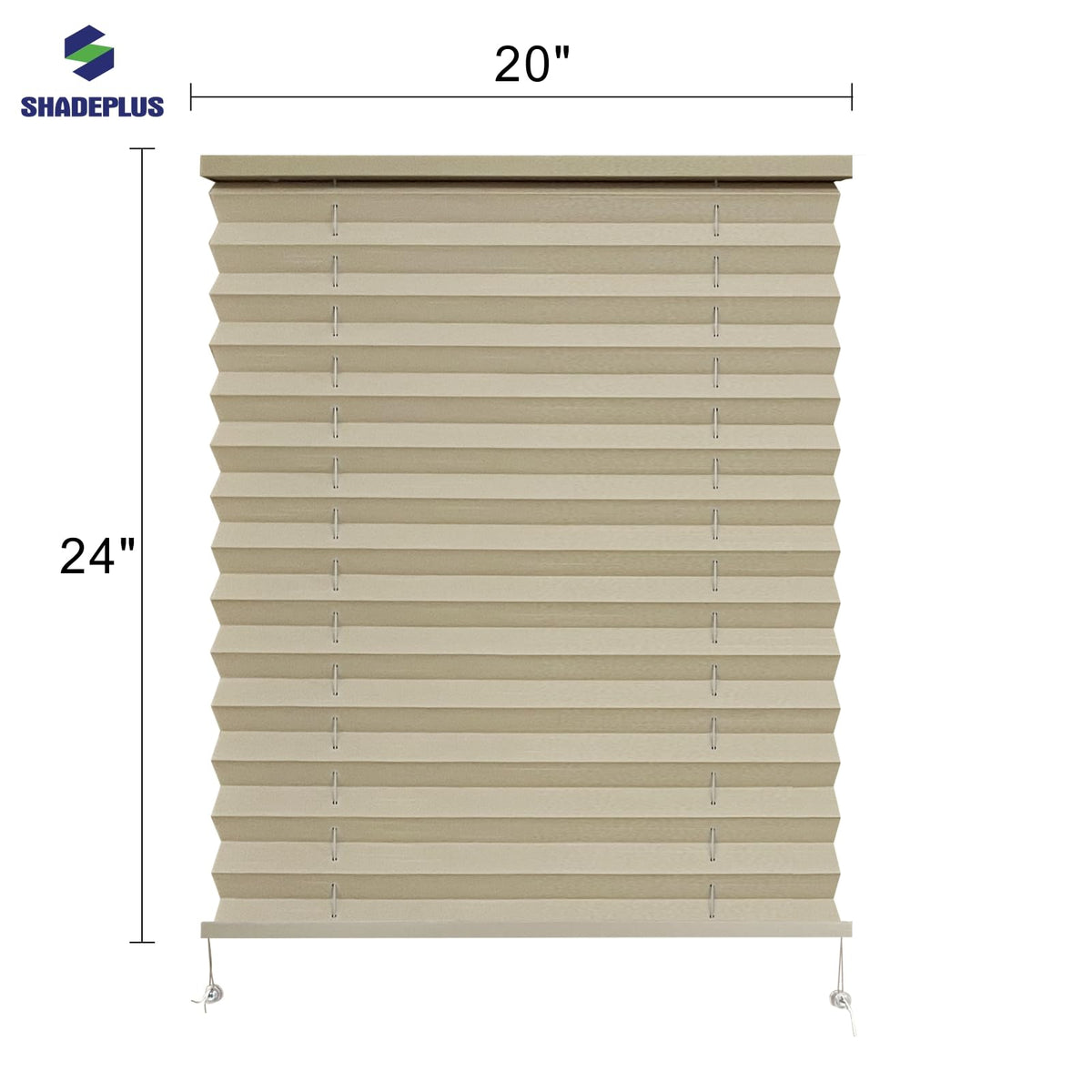 SHADEPLUS pleated fabric close-up showing texture and light diffusion benefits