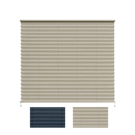 SHADEPLUS front view of 14x26 cappuccino blind showing clean fit and aesthetic benefit