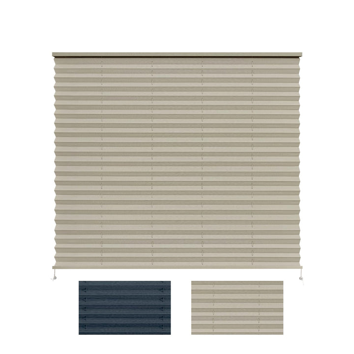 SHADEPLUS front view of 14x26 cappuccino blind showing clean fit and aesthetic benefit
