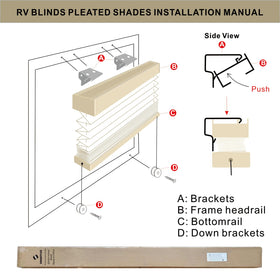 SHADEPLUS mounted in RV window demonstrating neat fit and improved privacy