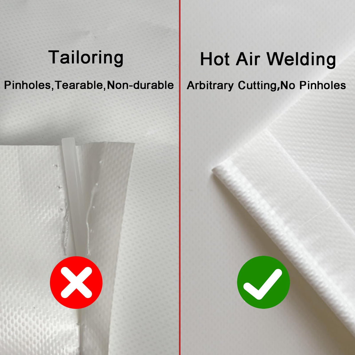 SHADEPLUS poly cord detail, two diameters for secure universal attachment