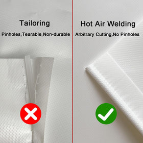SHADEPLUS poly cord detail, two diameters for secure universal attachment
