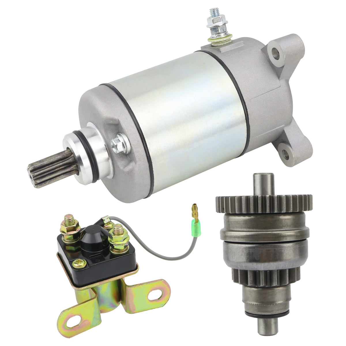 shamofeng starter front view showing motor and mounting for quick replacement