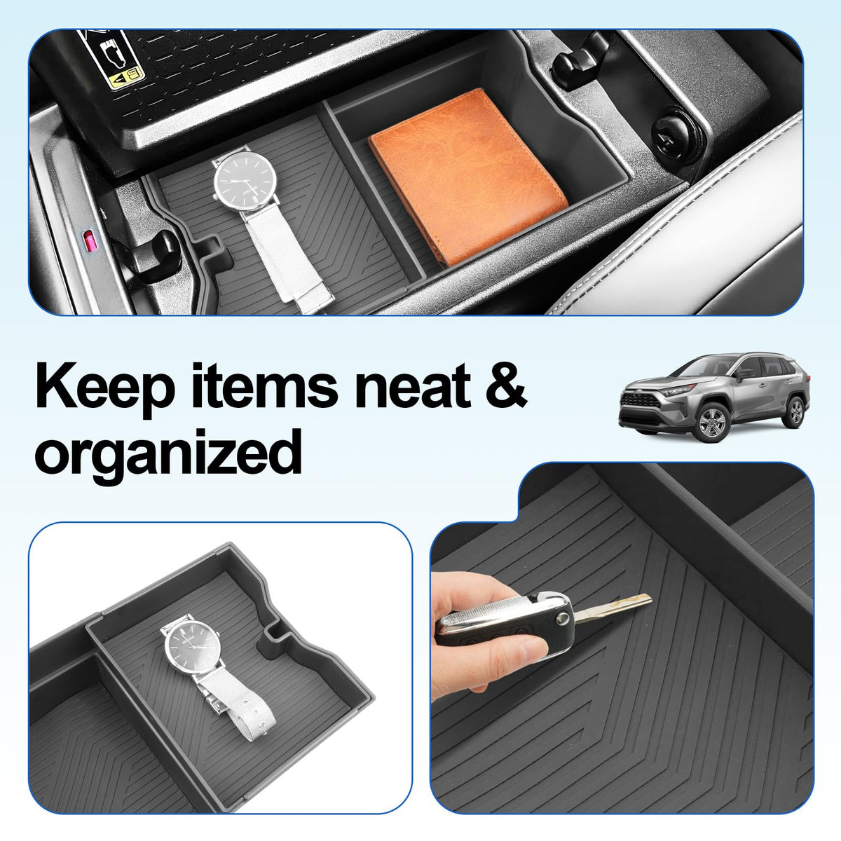 SHAOHAO close-up textured mat prevents items sliding and noise