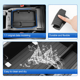 SHAOHAO side profile inserted into armrest demonstrates precise OEM-style fit