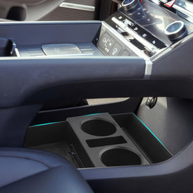SHAOHAO front view console tray showing neat storage benefit