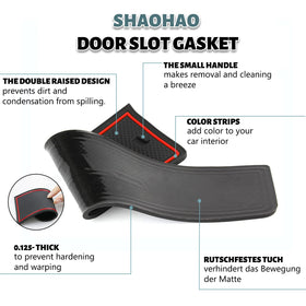 SHAOHAO console tray mat in place keeping items secure and clean