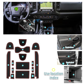SHAOHAO door pocket mat installed protecting trim and reducing noise