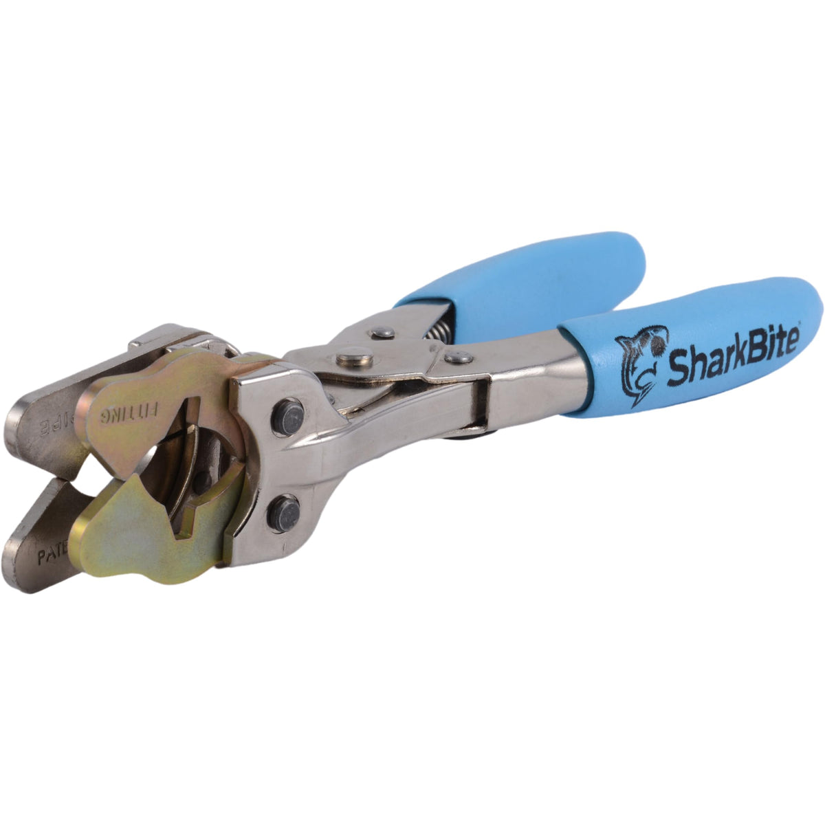 SharkBite front view of disconnect tool showing ergonomic grip for easy handling