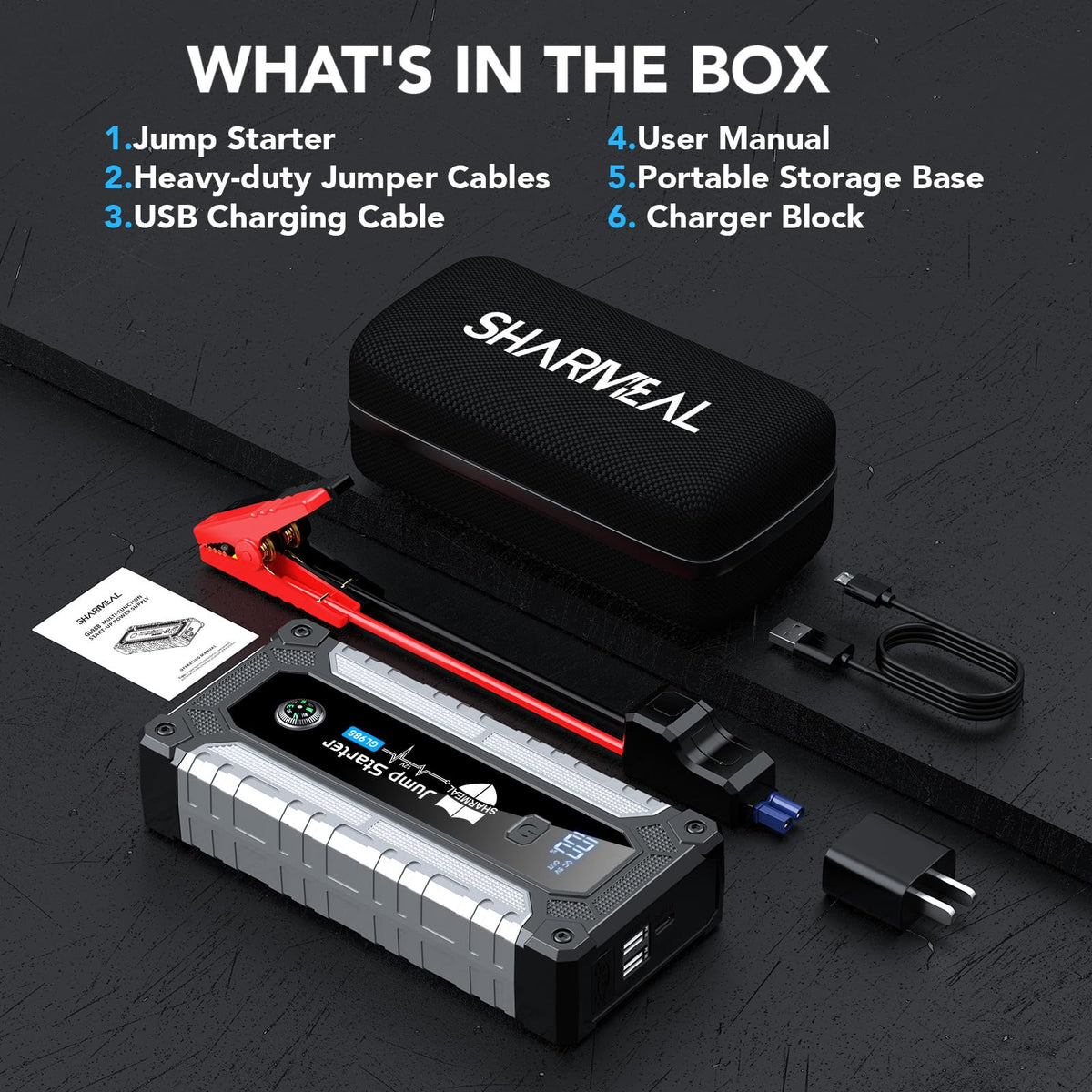 Sharmeal label and specs close-up, clear product information and capacity details