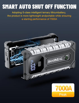 Sharmeal product label closeup showing specs and safety features