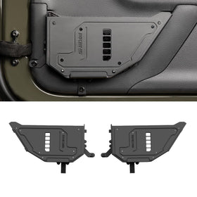 SHEAM left front door pocket installed shows sturdy storage benefit