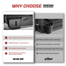 SHEAM installed in Jeep front door illustrating clean fit and accessibility