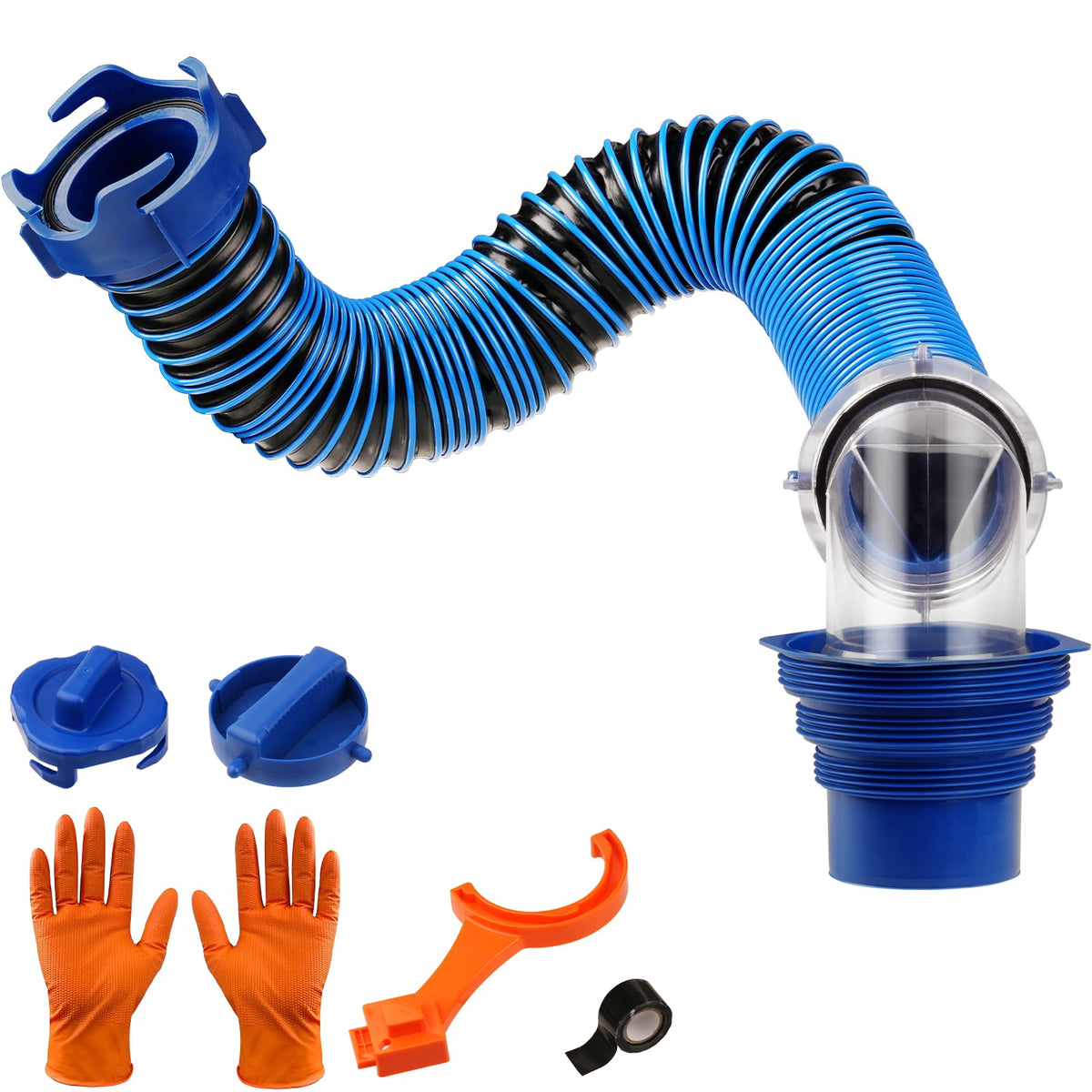 SheeChung front view showing compact hose packaging and easy storage benefit