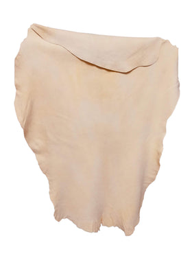 SHEEPSKIN ELITE folded chamois showing soft leather and coverage benefit