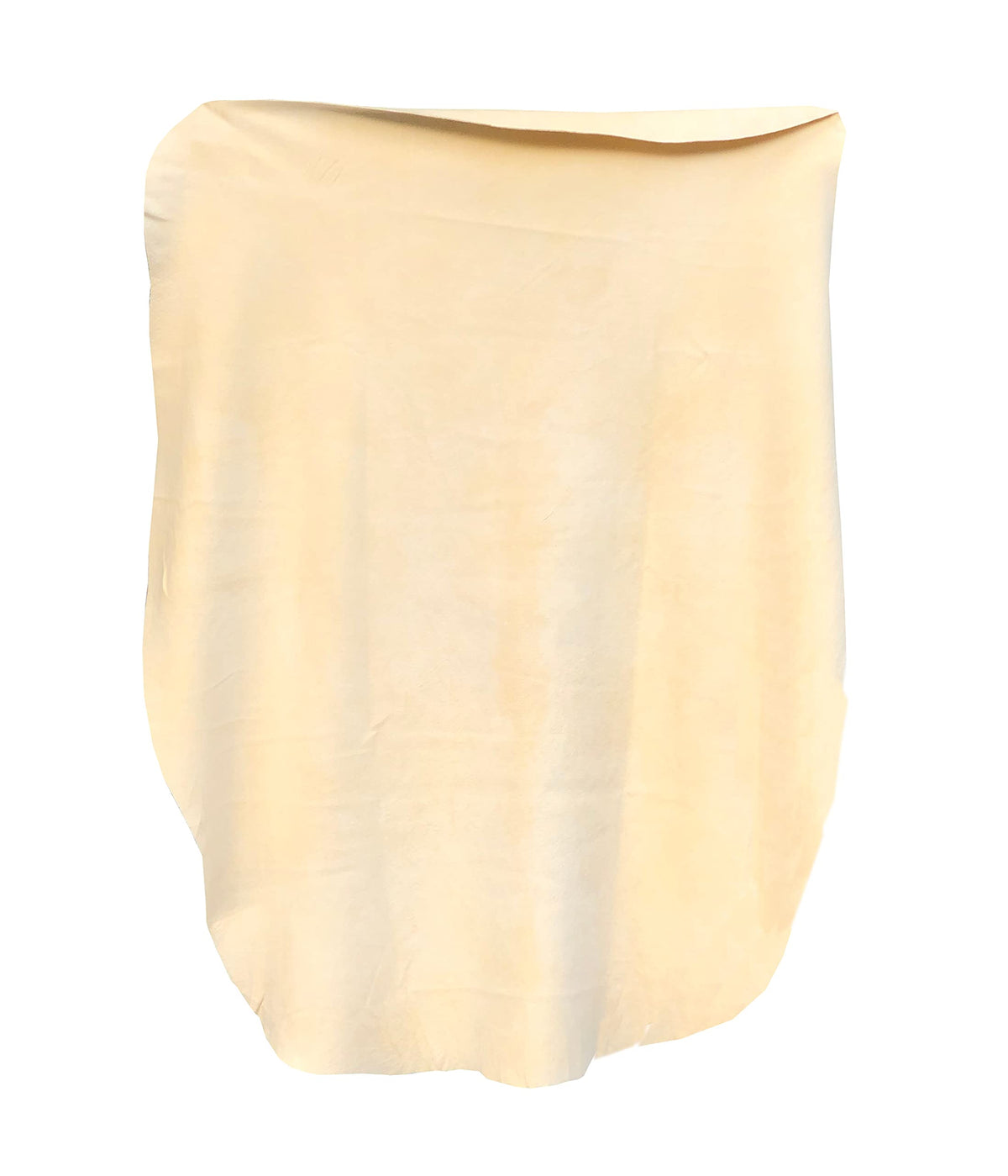 SHEEPSKIN ELITE front view of folded chamois showing size and finish benefit