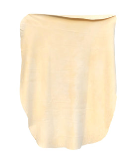 SHEEPSKIN ELITE front view of folded chamois showing size and finish benefit