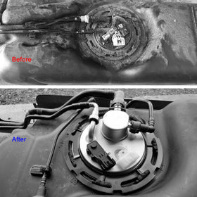 Sheisor lock ring installed on fuel sending unit demonstrating secure fit