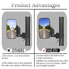 SHEJISI clamp and included bolts displayed for easy tool-free fitment