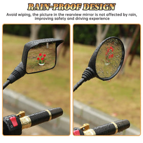 SHEJISI close-up of rain brow keeping water off mirror for clearer vision