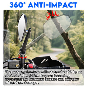 SHEJISI folded mirror protecting lens after contact, impact-resistance benefit