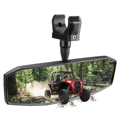 SHEJISI front view mounted mirror showing wide rear visibility