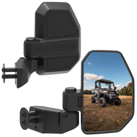 SHEJISI front view on Polaris Ranger door showing improved rear visibility