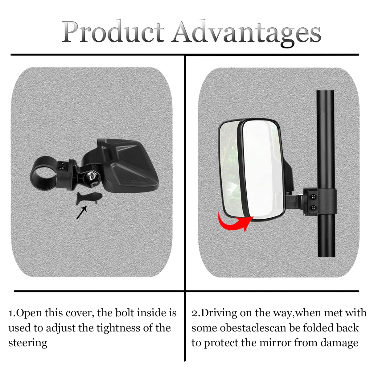SHEJISI inverted installation on Can-Am demonstrating unobstructed sightline