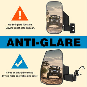 SHEJISI mounted on Polaris Ranger showing improved passenger-side visibility