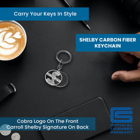 Carroll Shelby close-up of coiled snake emblem highlighting detailed craftsmanship