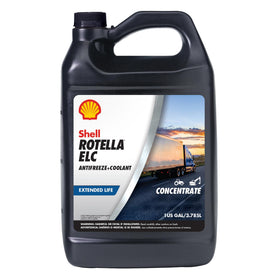 Shell Rotella front label showing product and benefits for long-life protection
