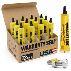 Sherco-Auto front view tube showing bright yellow marker and clear label benefit visibility