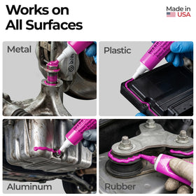 Sherco-Auto visible seal across transmission bolt demonstrating high-temperature resistance