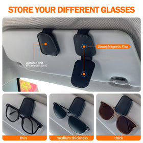 Shering close-up of genuine leather texture protecting lenses from scratches