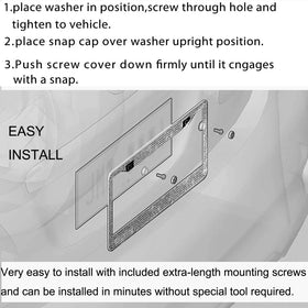 Shering back view with extra-length screws showing secure mounting benefit