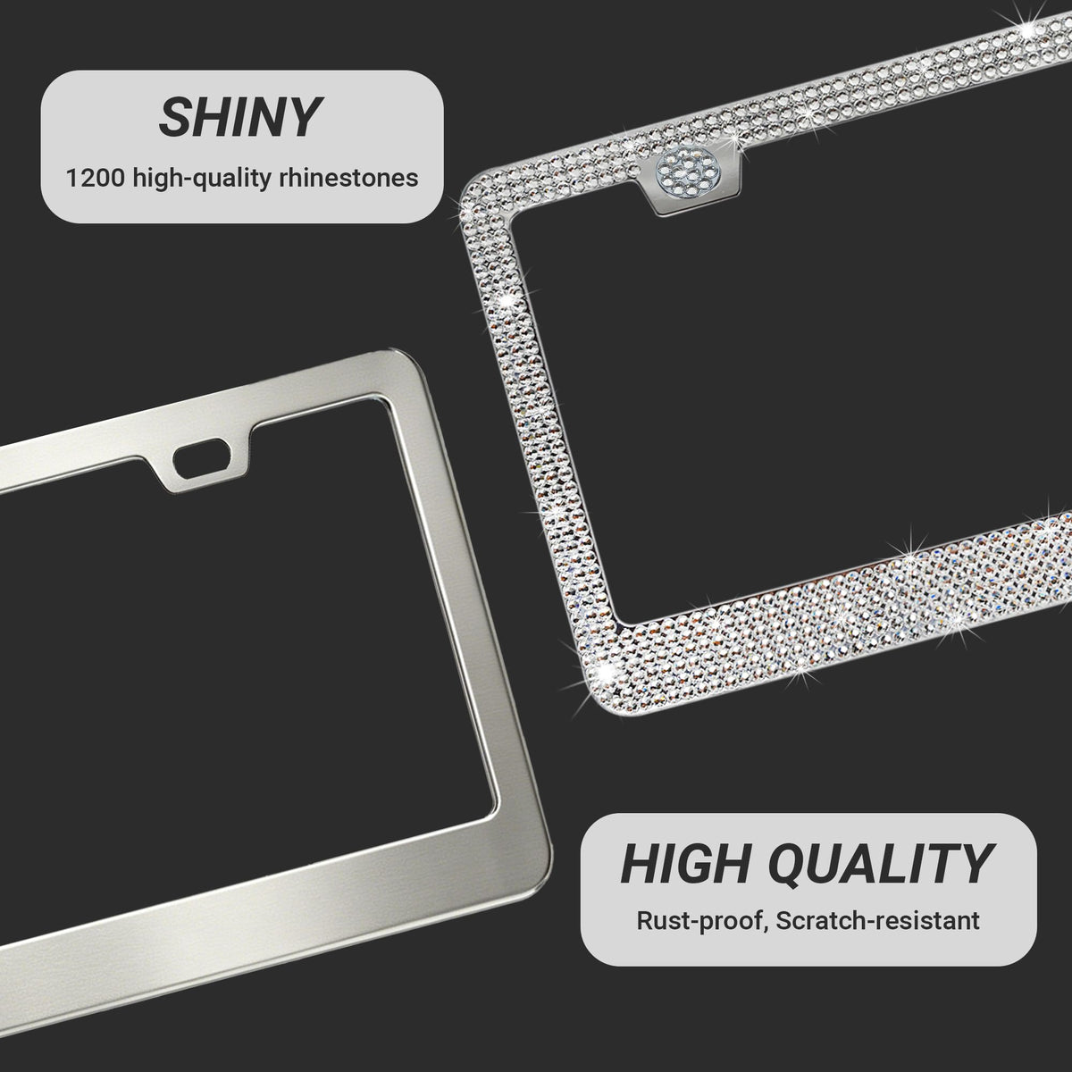 Shering side profile stainless steel edge showing durable rust-resistant material