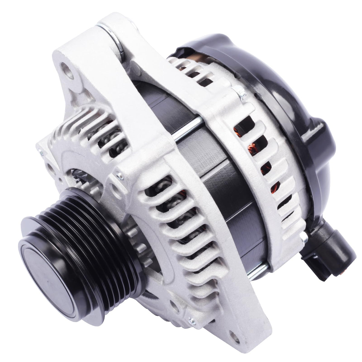 SHICHU alternator front view showing compact housing and easy fit