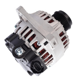 SHICHU alternator front view showing housing and mounting for easy fit