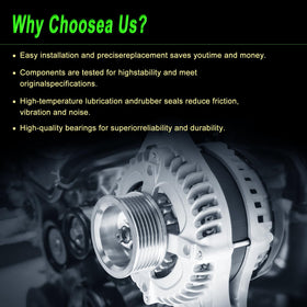 SHICHU alternator installed in Honda engine bay demonstrating proper fit