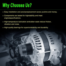 SHICHU alternator packaging and label showing part numbers for easy verification