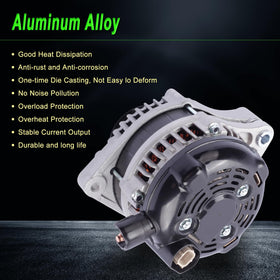 SHICHU alternator next to ruler for size scale and fit confirmation