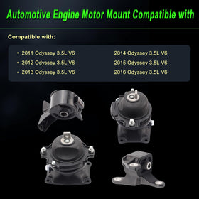 SHICHU front motor mount close-up showing rubber-metal bond for stability