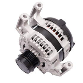 SHICHU front view alternator showing mounting flanges and connectors for easy fit