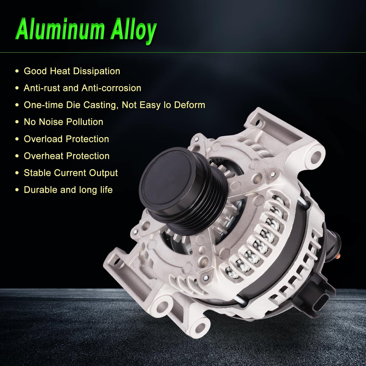 SHICHU alternator with mechanic installing illustrating straightforward replacement
