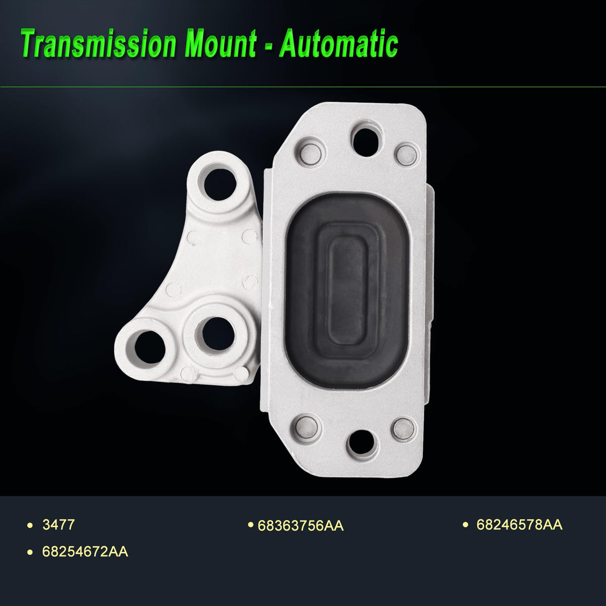 SHICHU mount installed in engine bay demonstrating secure fit and smoother drive benefits