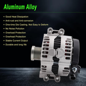 SHICHU alternator packaged with warranty card illustrating service and support