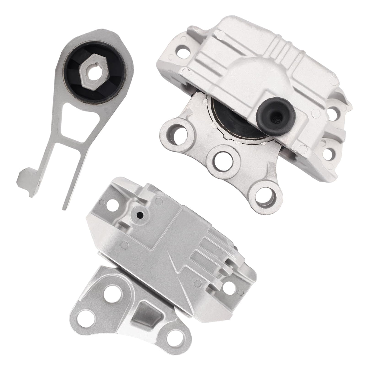 SHICHU right hydraulic mount front view showing durable construction and improved vibration control