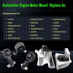 SHICHU torque strut mount detail highlighting durable rubber for reduced vibration