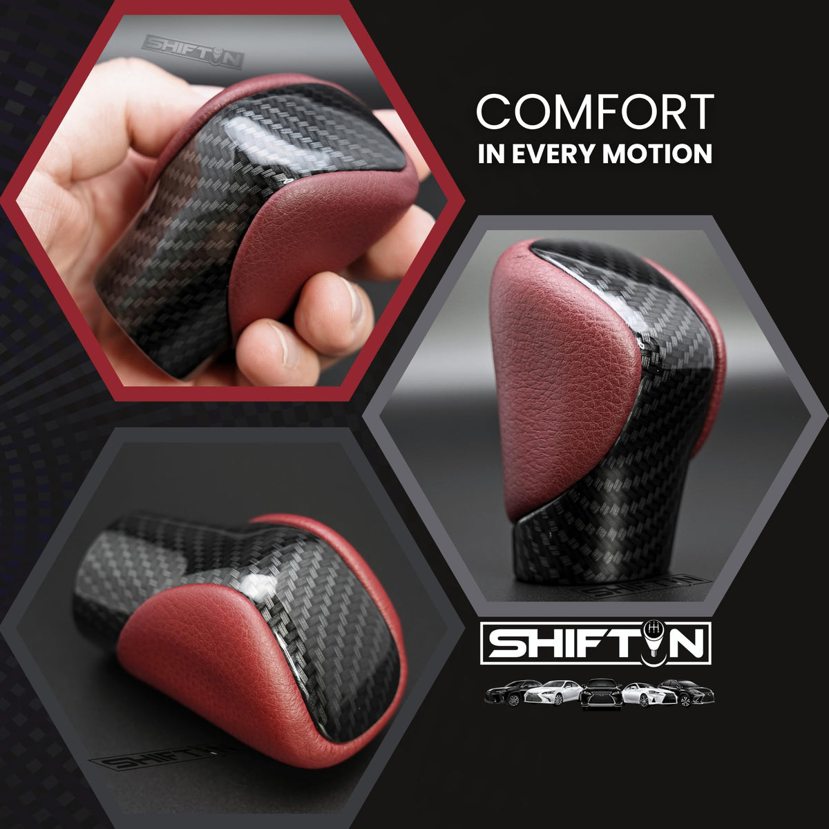 SHIFTIN lifestyle interior ambience showing sportier cabin upgrade effect